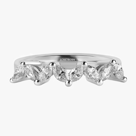 Catalia Marquise Diamond Wedding Ring